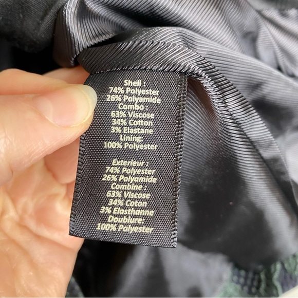 NWT Elizabeth and James Blazer Jacket New Dixie Dark Emerald Green Black Size 10 - Picture 6 of 7